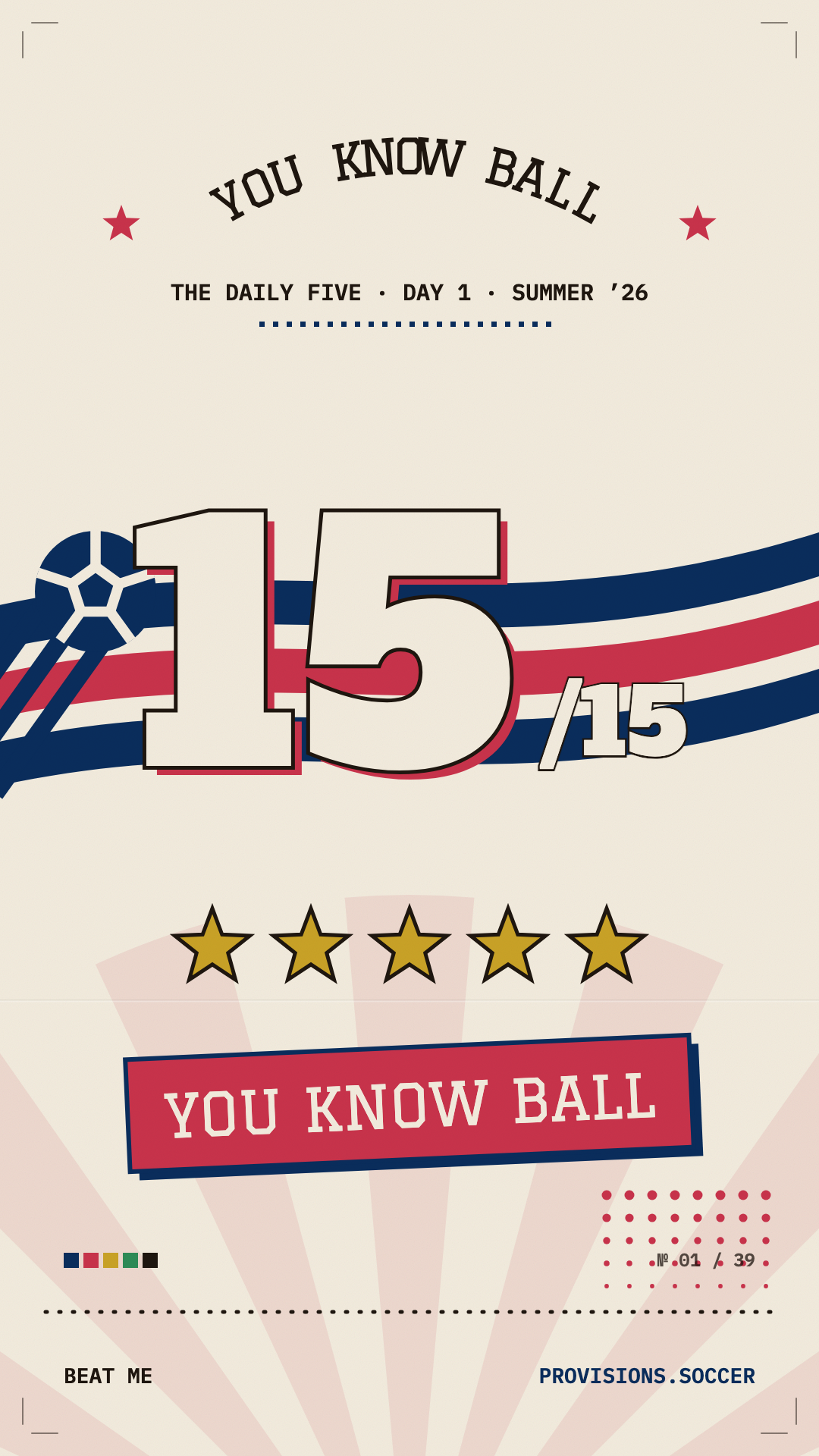 You Know Ball result card
